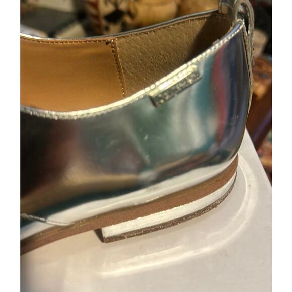 Calvin Klein Camella Oxford Shoe silver size 8 - Picture 12 of 14